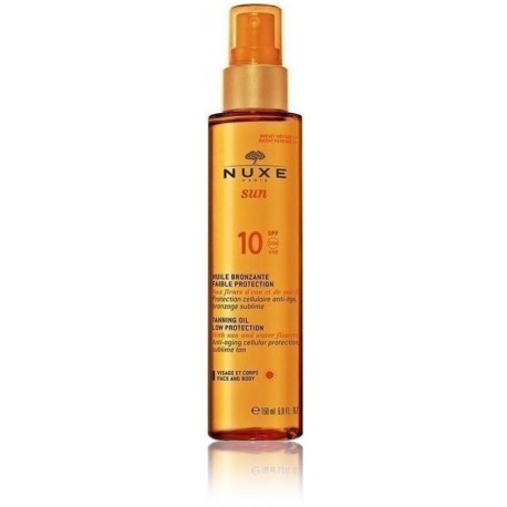 Nuxe Sun Tanning Oil SPF10 sauļošanās eļļa