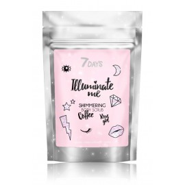 7DAYS Illuminate Me Shimmering Coffee Body Scrub Rose Girl скраб для тела