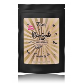 7DAYS Illuminate Me Shimmering Coffee Body Scrub Miss Crazy скраб для тела