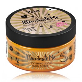 7DAYS Illuminate Me Smoothing Sugar Body Scrub Miss Crazy ķermeņa skrubis