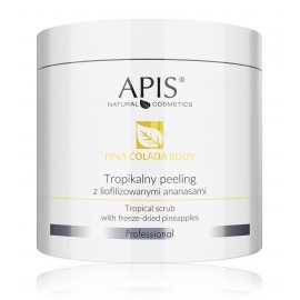 Apis Pina Colada Body Tropical Scrub ķermeņa skrubis ar liofilizētu ananāsu