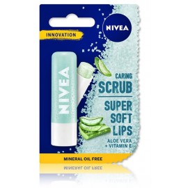 Nivea Caring Scrub Super Soft Lips Aloe lūpu skrubis ar alveju