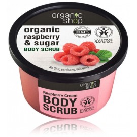 Organic Shop Organic Raspberry & Sugar Body Scrub ķermeņa skrubis