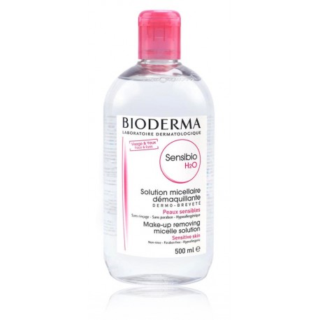 BIODERMA Sensibio (Créaline) H2O micelārais ūdens jūtīgai ādai 500 ml.