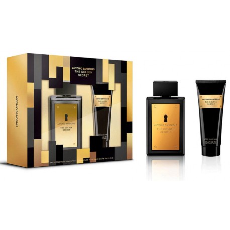 Antonio Banderas The Golden Secret komplekts vīriešiem (100 ml. EDT + 75 ml. balzams pēc skūšanās)