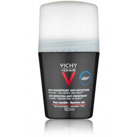 Vichy Homme Deo Antiperspirant Roll-on Sensitive rullīša antiperspirants vīriešiem