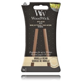 WoodWick Auto Reed Vanilla Bean automašīnu smaržu papildinājums