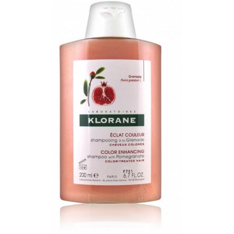 Klorane Pomegranate Color Enhancing Shampoo šampūns krāsotiem matiem