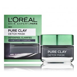 Loreal Paris Pure Clay Detox Mask detoksikācijas sejas maska