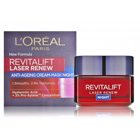 Loreal Paris Revitalift Laser Renew Night nakts sejas krēms