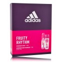 Adidas Fruity Rhythm komplekts sievietēm (75 ml. aromatizēts sprejs+ 150 ml. izsmidzināms dezodorants)