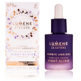 Lumene Ajaton Nordic Ageless Night Elixir nakts sejas pretgrumbu serums