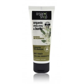 Organic Shop Organic Ylang-Ylang & Burity Soft Touch Hand&Nail Cream-Butter roku un nagu krēms