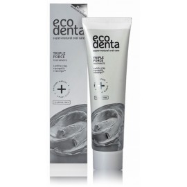 Ecodenta Triple Force Toothpaste trīskāršas darbības zobu pasta