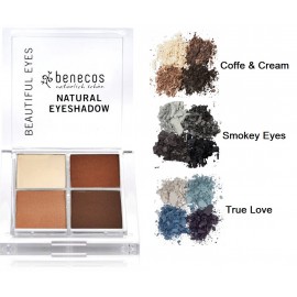 Benecos Natural Care Quattro Eyeshadow натуральные тени для век