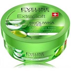 Eveline Extra Soft Bio Olive Aloe Face And Body Cream mitrinošs sejas un ķermeņa krēms