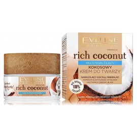 Eveline Rich Coconut Multi-Moisturizing Face Cream mitrinošs sejas krēms