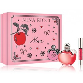 Nina Ricci Nina komplekts sievietēm (50 ml. EDT + 2 g. matēta lūpu krāsa)