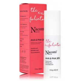 Nacomi Next Level AHA & PHA Acid Peeling Night Serum nakts serums ar skābēm