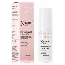 Nacomi Next Level Mandelic Acid + PHA 10% nakts sejas serums ar mandeļu skābi