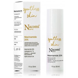 Nacomi Next Level Niacinamide 20% nakts sejas un ķermeņa serums