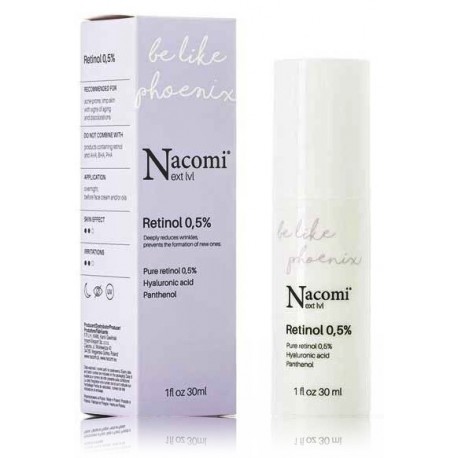 Nacomi Next Level Retinol 0,5% nakts sejas serums
