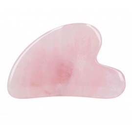 Ilū Rose Quartz Gua Sha Stone массажная пластина для лица с розовым кварцем