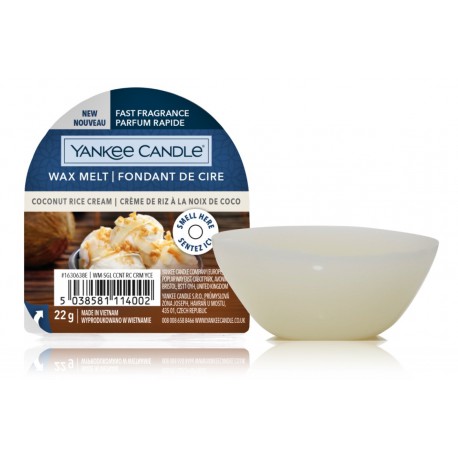 Yankee Candle Coconut Rice Cream aromātiskais vasks