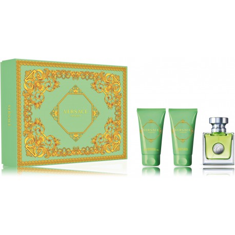 Versace Versense komplekts sievietēm (50 ml. EDT + 50 ml. dušas želeja + 50 ml. ķermeņa losjons)