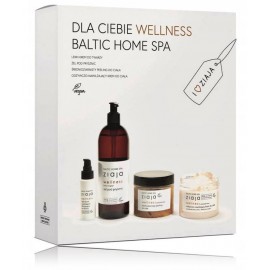 Ziaja Baltic Home Spa Wellness komplekts (viegls sejas krēms 50ml + ķermeņa skrubis 300ml + ķermeņa krēms 300ml + dušas želeja 500ml)