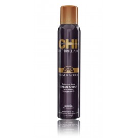 Chi Deep Brilliance Olive&Monoi Shine Spray spīdumu piešķirošs matu sprejs