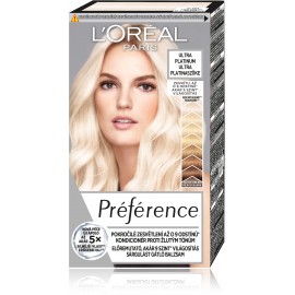 L'oreal Préférence les Blondissimes ilgnoturīga matu krāsa Extreme Platinum