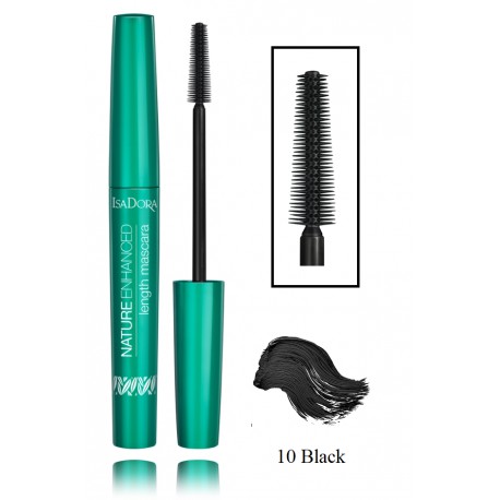 IsaDora Nature Enhanced Length Mascara pagarinoša skropstu tuša 8 ml.