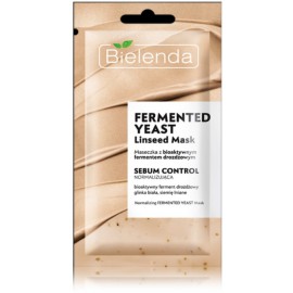 Bielenda Linseed Normalizing Face Mask sejas maska ​​taukainai ādai