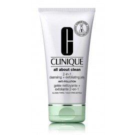 Clinique All About Clean 2-in-1 Cleansing Exfoliating Jelly attīrošs sejas skrubis