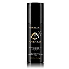 Dermofuture Power Bees Cleansing Foam With Enzymatic Peeling 2in1 очищающая пенка для лица