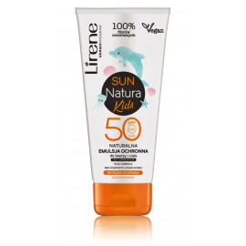 Lirene Sun Natura Kids SPF50 защитная эмульсия для лица и тела для детей