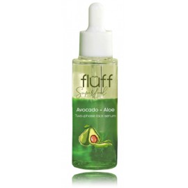 Fluff Superfood Avocado + Aloe divfāzu sejas serums