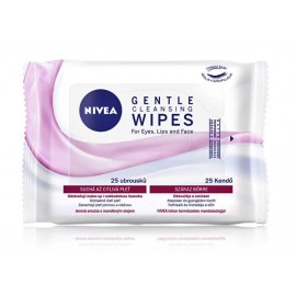 Nivea Cleansing Wipes Face Eyes очищающие салфетки для лица для сухой и чувствительной кожи