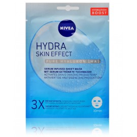 Nivea Hydra Skin Effect Serum Infused Sheet Mask увлажняющая тканевая маска для лица