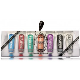 Marvis Travel Toothpaste Collection zobu pastas komplekts (7 x 25ml)