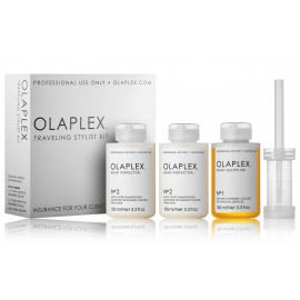 Olaplex Traveling Stylist Kit набор для ухода за волосами (сыворотка для волос 100 мл. + 2 х эмульсия для волос 100 мл. + дозатор)