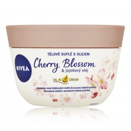 Nivea Body Souffle Cherry Blossom & Jojoba Oil ķermeņa krēms