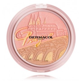 Dermacol 16H Lip Colour bronzeris un izgaismojošs pūderis ar vaigu sārtumu   2in1 4,8 g.