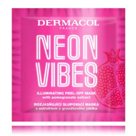 Dermacol Neon Vibes Illuminating Peel-Off Mask balinoša sejas maska