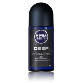 Nivea Men Deep Dry & Clean rullīšu pretsviedru līdzeklis vīriešiem