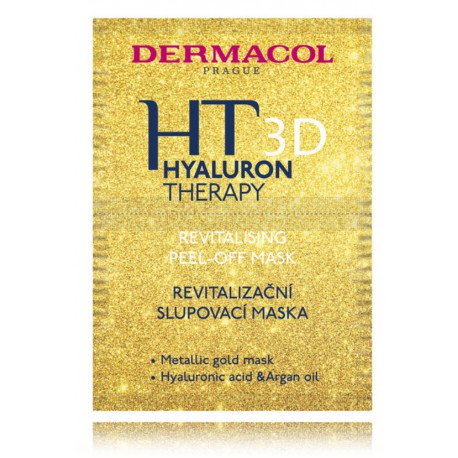 Dermacol Hyaluron Therapy 3D Revitalising atjaunojoša nolobāma sejas maska