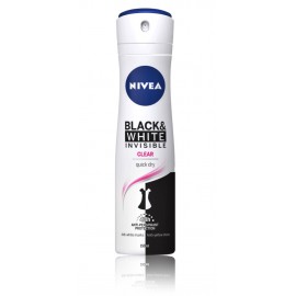 Nivea Invisible Black & White pūšams antiperspirants 150 ml.