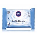 Nivea Baby Soft & Cream mitrās salvetes zīdaiņiem