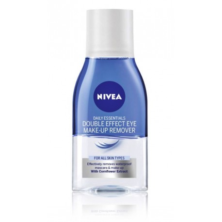 Nivea Double Effect divfāžu acu grima noņēmējs 125 ml.